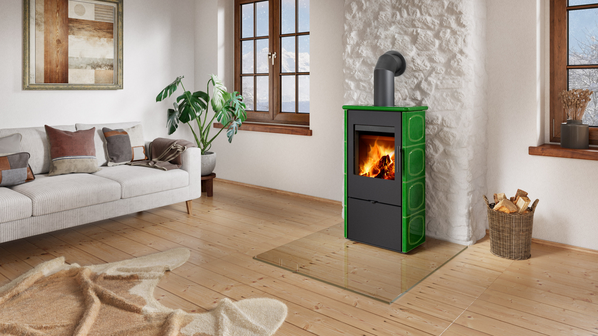 Kachlová kamna Elda 11